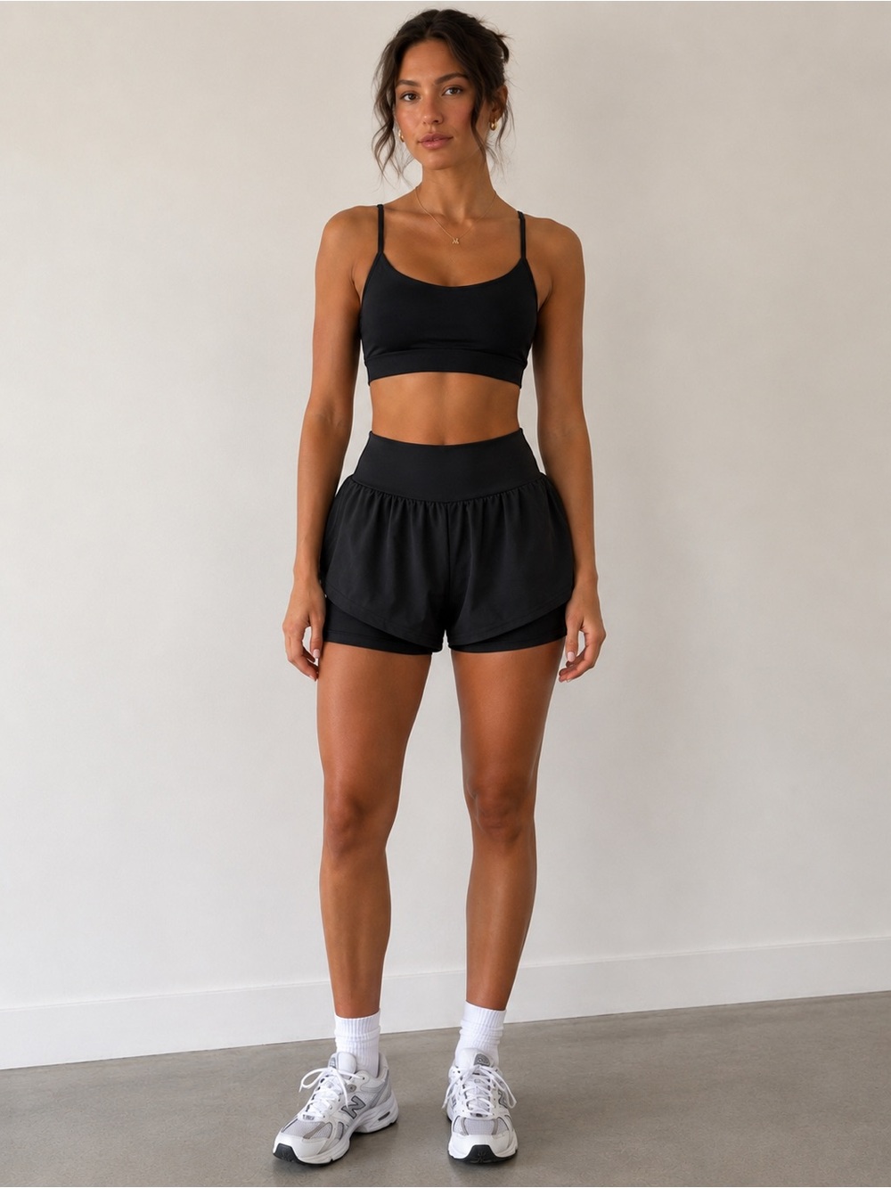 LuLaRoe Rise Layered Athletic Shorts – Size Large